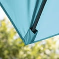 thumbnail image 5 of Furniture of America Keldon 10' Double Top Square Outdoor Umbrella, Teal, 5 of 9