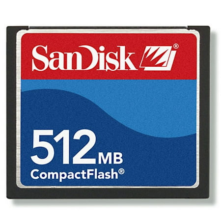SanDisk 512MB CompactFlash Card, SDCFB-512-A10 CF Type I