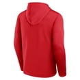 thumbnail image 3 of Men's Logo Athletic Red Kansas City Chiefs Head Start Pullover Hoodie, 3 of 3