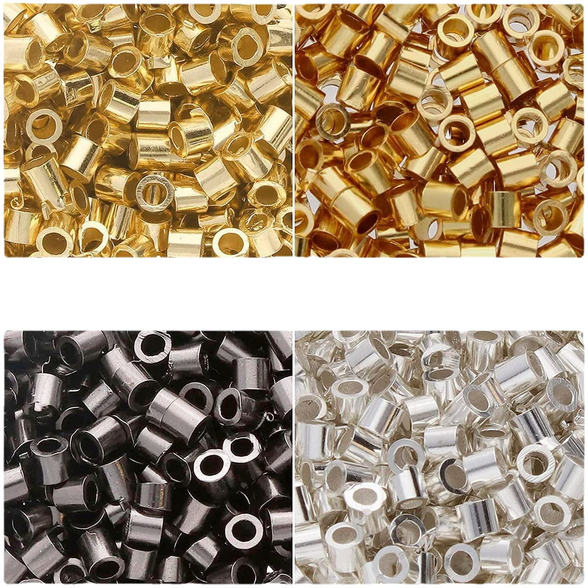 1000pcs Crimp Beads Practical Crimp Beads for Jewelry Making Jewelry