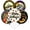 Bouquet Balloon Sparkly Dots, variant on PMU Halloween Casper The Friendly Ghost 18 Inch Mylar-Foil Balloon Pkg/1