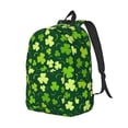 thumbnail image 2 of Balery Happy St. Patrick's day Vintage Canvas Backpack for Men and Women - Large Capacity, Durable Travel Laptop Bag for School, Work, Hiking, and Outdoor Activities, 2 of 7