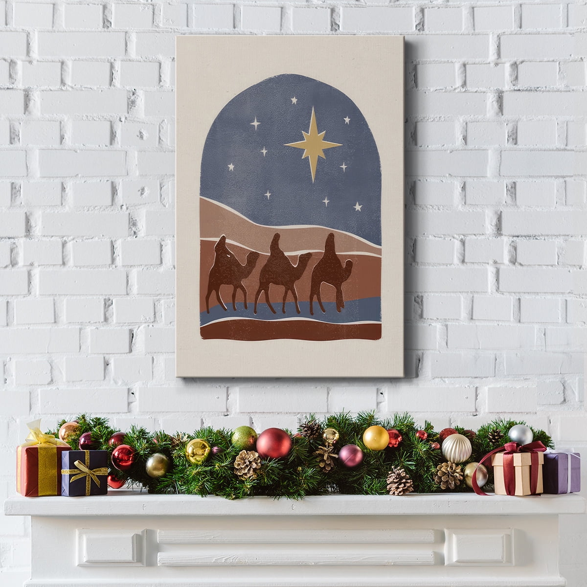 Boho Nativity II- Gallery Wrapped Canvas