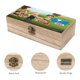 thumbnail image 3 of El Bebé Jefazo 3 Caja Organizadora de Madera Rústica - Caja Decorativa Multifuncional para Escritorio, Hogar, Oficina, Joyas y Manualidades, 3 of 6