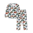 thumbnail image 1 of Fotbe Pirate Hats Conjunto de Pijama de Manga Larga para Mujer con Estampado, Ropa de Dormir de 2 Piezas, Conjunto de Casa Suave y Cómodo con Bolsillos-Medium, 1 of 7