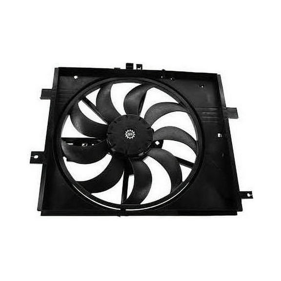 Radiator Fan Assembly - Compatible with 2014 - 2019 Nissan Versa Note 2015 2016 2017 2018