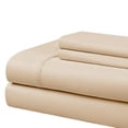 thumbnail image 1 of Juego de Sábanas Hudson & Main Microfibra Suave Queen Size Color Crema, 1 of 2