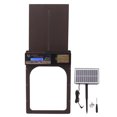thumbnail image 2 of Automatic Chicken Coop Door Solar Powered Opener WithTimer, LED Display Waterproof Aluminum Chicken Coops Doors, Suitable for Chickens, Ducks, Geese, for Home Farm, Easy to Use, 2 of 8