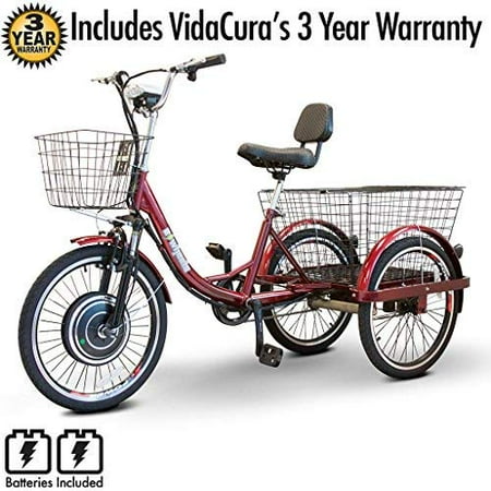 - EWheels (EW-29) Scoot-Around Pedal or Electric Power 3 Wheel Trike with 3 Year Extended Warranty