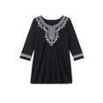 thumbnail image 5 of Woman Within Plus Size Embroidered Knit Tunic, 5 of 6