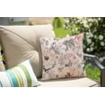 thumbnail image 3 of Watercolor Flower Pillow Cover Floral Abstract Pink Grey Blossom Spring Rose Cotton Linen Pillow Cover Throw Pillow Case Cushion Cover Pillowcase for Sofa Home Bed Decorative 18"x18", 3 of 5