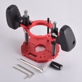 thumbnail image 5 of Elevador de Placa Base Enrutador Elevador para Motores Enrutador de Madera Banco de Trabajo Herramientas de Bricolaje Herramienta de Carpintería, Rojo, 5 of 5