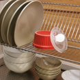 thumbnail image 2 of homEdge Ensemble de Ramequins en Porcelaine avec Couvercle, Bol à Crème Glacée de 240 ml / 8 Fl Onces, Tasse Soufflée de Ramequins Brûlés à la Crème pour la Cuisson, Ensemble de 6 Rouge, 2 of 8