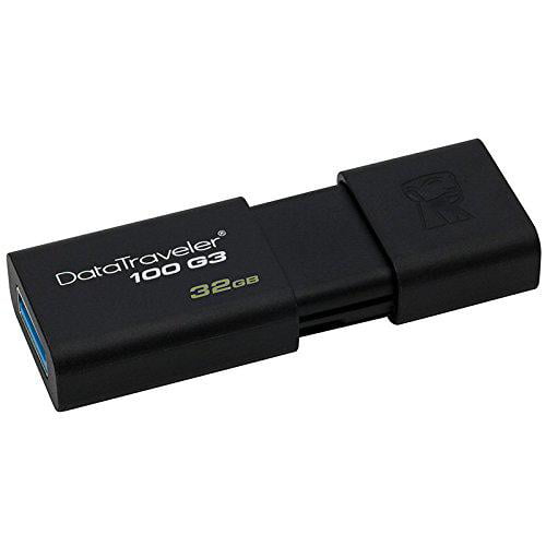 KINGSTON DATATRAVELER DT100 G3 32GB USB 3.0 FLASH DRIVE DT 100 32G 32 G GB NEW 