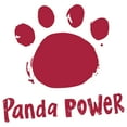 thumbnail image 2 of Men's Turning Red Panda Power Paw Print  Graphic Tee White Medium, 2 of 5
