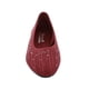 thumbnail image 5 of Zapatillas de ballet Skechers Cleo 2.0-Glitzy Daze para mujer, color rojo, talla 8, 5 of 6