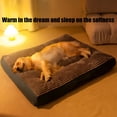 thumbnail image 5 of XIBUFE Extra Large Dog Bed Washable Pet Mattress Thick Warm Soft Cozy Cushion,Winter Floor Mats,Kennel And Home Use with Non-Slip Bottom,For Large Dogs Indoor Puppy Sleeping Pad Comfortable Mat, 5 of 7