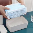 thumbnail image 3 of Disposable  Storage Box Dust-proof Flip Cover  Box  Tissue Case with Lid Portable for Home Work Outdoor, 3 of 7