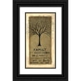 thumbnail image 1 of Shamp, Cindy 19x32 Black Ornate Wood Framed with Double Matting Museum Art Print Titled - Family Tree, 1 of 4