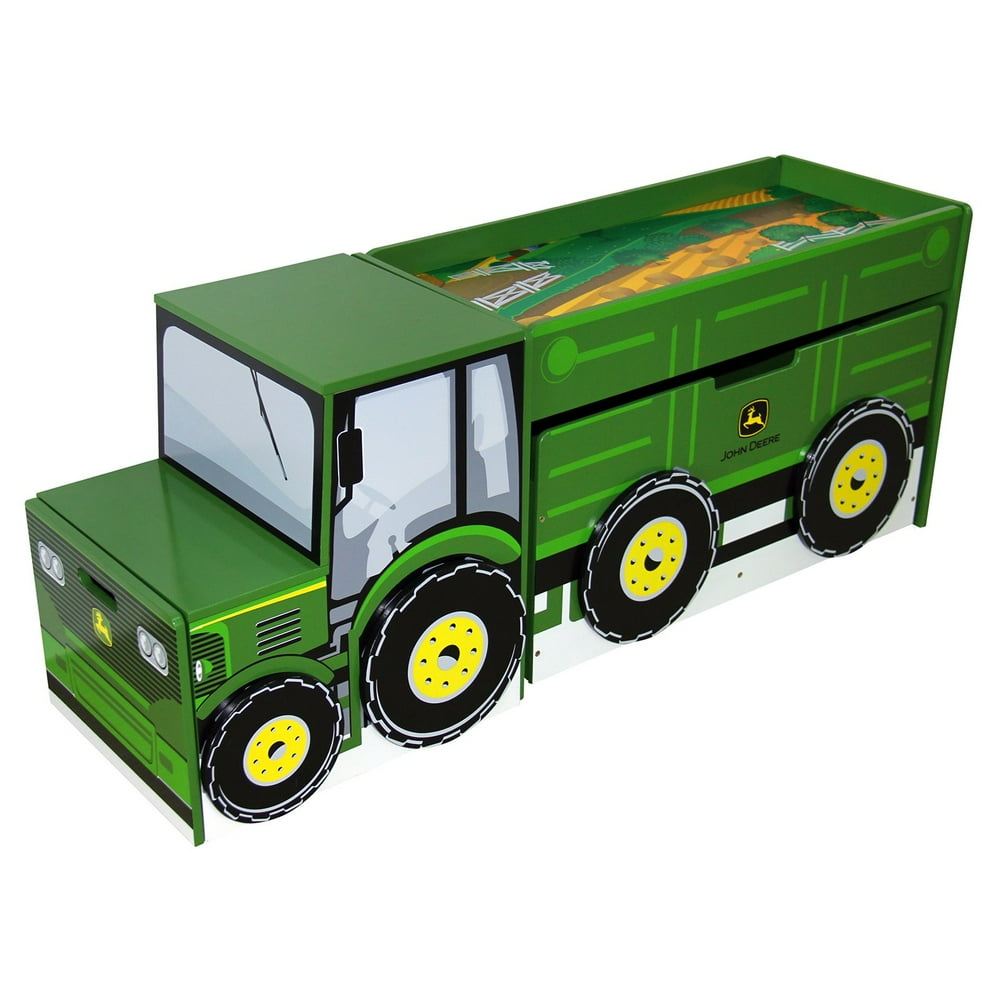 John Deere Tractor Toy Box Set