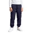 thumbnail image 5 of ZBSOKO Cargo Joggers for Boys Elastic Waist Elastic Cuff Fashion Track Pants with Multi Pockets Running Workout Pant Sizes 5-15 Years, 5 of 7