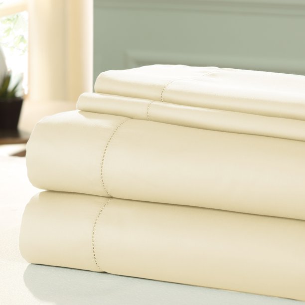 Nancy 4 Piece 1200 Thread Count King Size Cotton Sheet Set The Urban