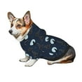 thumbnail image 3 of Bingfone Night Forest Wolf Dog Clothes Hoodie, Pet Winter Coat,Puppy Sweatshirts for Small Dogs Boy Girl,Suitable for All Breeds-Small, 3 of 6