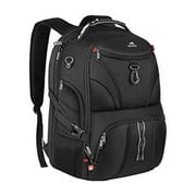 Matein Men's Black 45L Anti-Theft Travel Laptop Backpack 17 TSA-Friendly Bag
