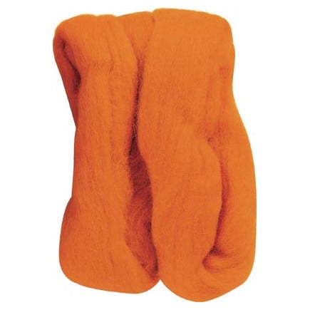 Clover Natural Wool Roving Fibers, Gold, 0.7 oz./20g