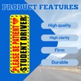 thumbnail image 3 of CCOCC Student Driver Sticker Magnet for Car,Eye Catching Warning Car Magnets,Driver Awareness Signal Car Stickers,Style3, 3 of 7