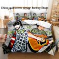 thumbnail image 1 of Hot Jake Hill Bedding Set Single Twin Full Queen King Size Bed Set Adult Kid Bedroom Duvetcover Sets parure de lit Bed cxgBed Sheets, 1 of 5