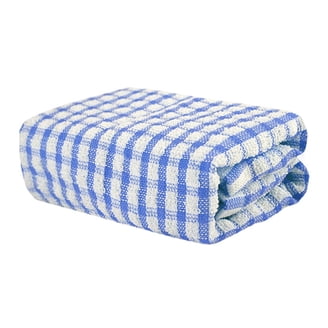 Blue & White Floral Kitchen Towels - Set Of 2, 16x24 Inch, Waffle Weave, 100% Polyester, Quick-Dry Dish Towels For Farmhouse Decor
