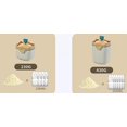 thumbnail image 2 of Dispensador de leche en polvo para bebés CHAO color amarillo L, 2 of 5