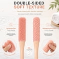 thumbnail image 2 of NOGIS Toe Cleaning Brush 15.7" Foot Scrubber in Shower with Long Handle Silicone Foot Brush Soft Skin Exfoliation Lotion Applicator for Foot Seniors,Elderly, Men and Women 2Pack-Pink, 2 of 7