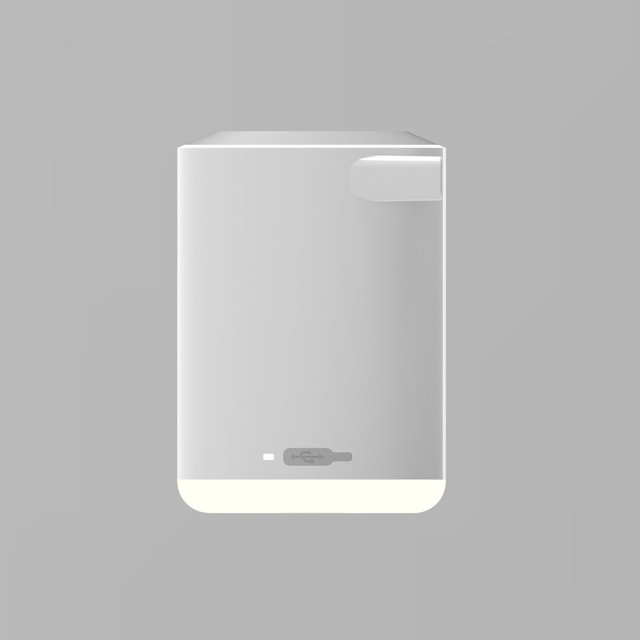 Bomba de aire con luz USB para acampar, infladores de mano, bomba de desinflado para exteriores (blanco) Ehuebsd Para estrenar