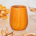 thumbnail image 4 of Rounded Teak Wood Cup 2-Pack, 4 of 5