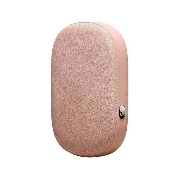 Bearachild Calentador de manos eléctrico Digital Velvet Banco de energía móvil Ajustable Oficina Calentador de escuela al aire libre Viajes Suministros térmicos Rosado