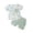 White, variant on WOLLED Baby Boys Short Sleeve T Shirt Tops Shorts Set Newborn Casual Prints Shorts Outfits with Pocket 2PCS Summer Elastic Drawstring Shorts Set for 0M-3T