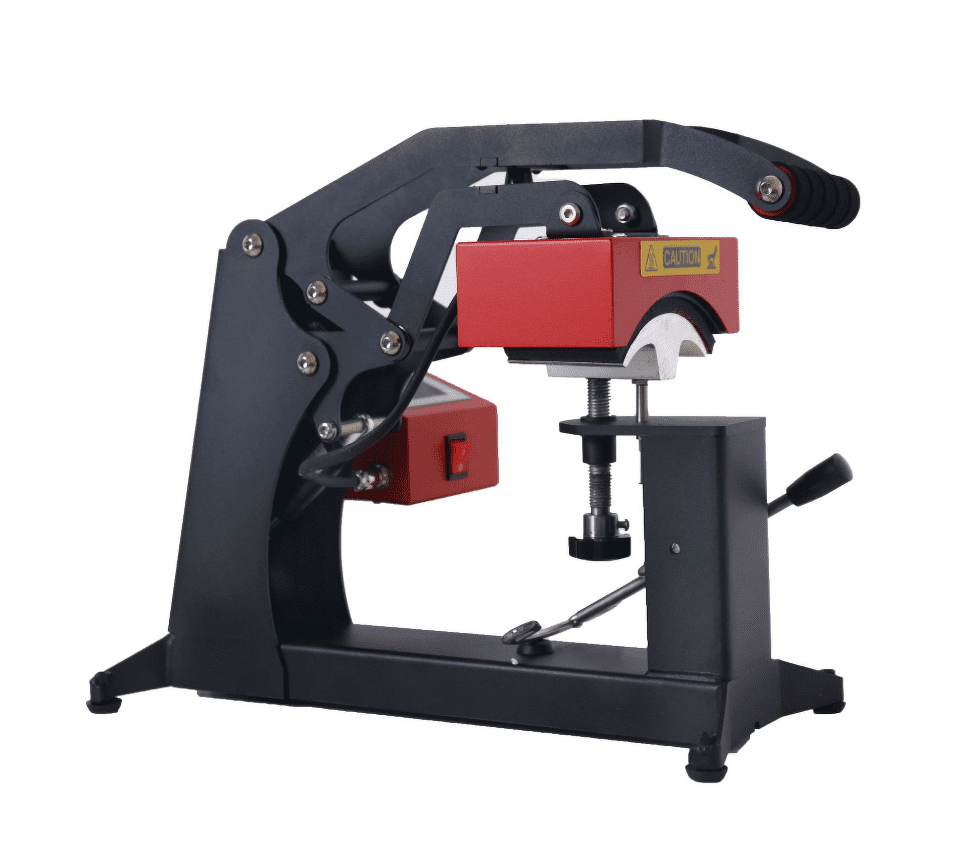 SHUOHAObrand 5.5 x 3.5 Inch Cap Hat Heat Thermal Press Transfer Pneumatic Sublimation Machine Digital