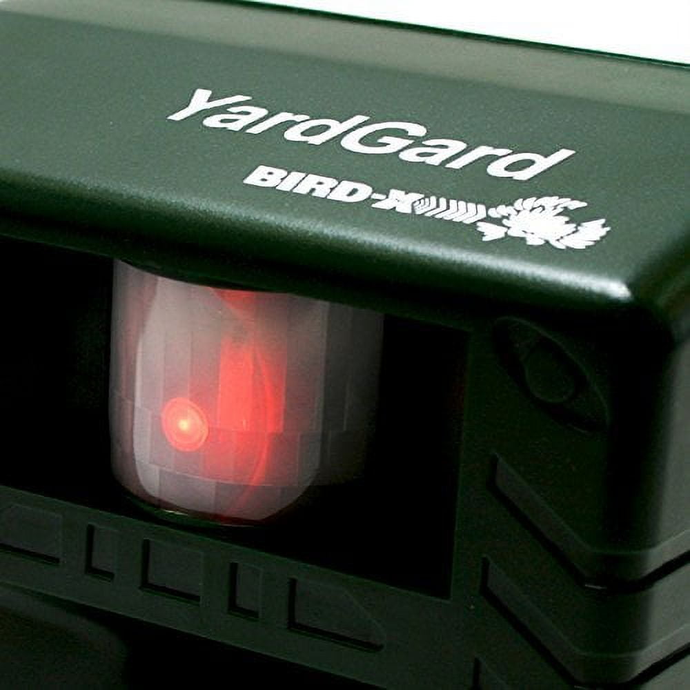 Bird-X Yard Gard Ultrasonic Electronic Animal Repeller 4000 Square Feet Deer Rabbits Skunks Squirrel Stray Cats