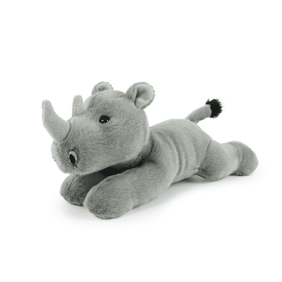 Just qunseen Rhinoceros Soft Plush Toy 8 Inch Stuffed Animal Educational For Birthday Kids