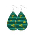 thumbnail image 2 of Pendientes para mujer, regalos para mujer, pendientes de San Patricio, pendientes verdes en forma de gota, joyería, regalo festivo para mujer, pendientes de moda., 2 of 2