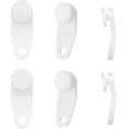 thumbnail image 1 of shiyou-Traverse Tringles à Rideaux 100 Pcs Glisseurs de Rails de Rideaux Clips de Tringle en Plastique Blanc pour Fenêtre Porte Douche, 1 of 4