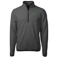 thumbnail image 2 of Men's Cutter & Buck  Gray Dayton Dragons Cascade Eco Sherpa Fleece Quarter-Zip Jacket, 2 of 3