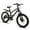 Black, variant on imerelez 20 inch Mountain Kids Bike for Boys & Girls Ages 6-12, 7-Speed Drivetrain with Front Suspension & Disc Brakes for Neighborhood Riding & Gift,Black