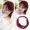 Striped wine red hair band, variant on Factory Versatile Knitted Knitted Woven Art Hair Band Female Sweet Forest Women's Wide -Side Cross Head Strap Bangs Card Card