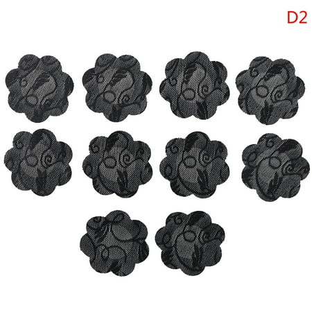

ZIOKOK 10pcs Women s Invisible Breast Lift Overlays on Bra Nipple Stickers Chest