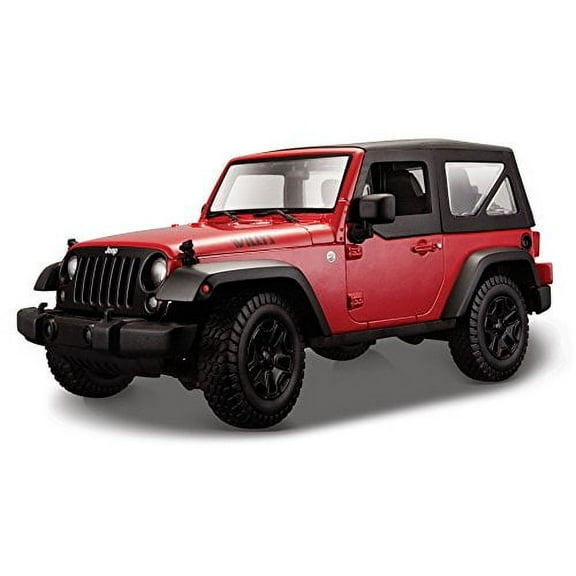 Maisto 1:18 2014 Jeep Wrangler Diecast Vehicle (Colors May Vary)