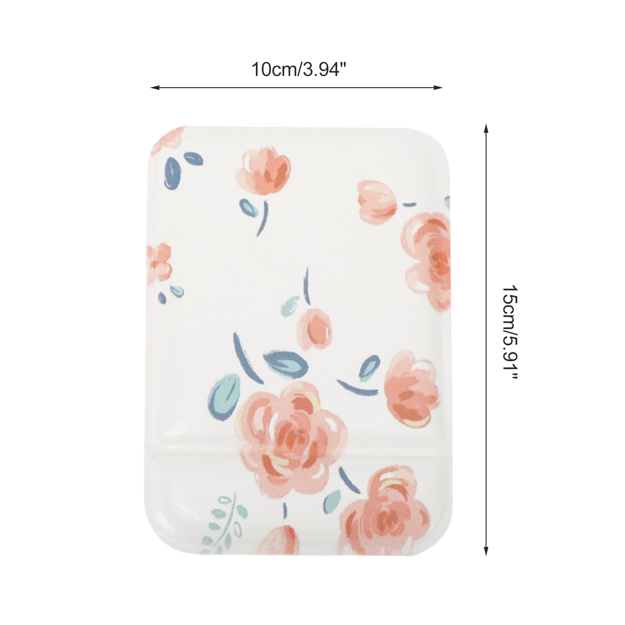 Unique Bargains 1Pc Makeup Mirror for Travel Orange Small
