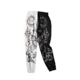 thumbnail image 4 of Gureui Womens Loose Sweatpants Tie-Dye Printed Elastic High Waist Color Block Casual Fashion Running Jogger Pants with Pockets, 4 of 9